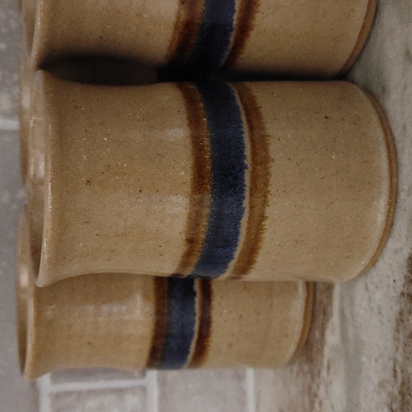 7 Studio Pottery Drinking Vessels 10 oz - Picture 4 of 13